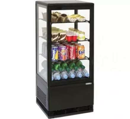 MINI VITRINE REFRIGEREE POSITIVE 78L NOIRE